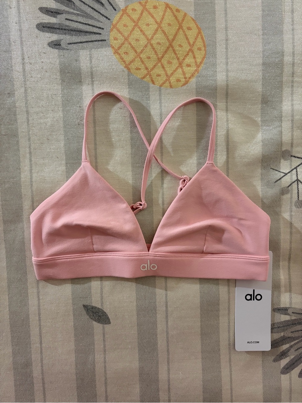 Alo Pink Splendor Bra